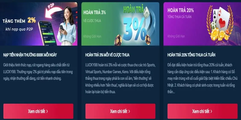 Hoàn trả hàng ngày/tuần 88cld